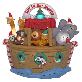 Noah's Ark xmas inflatable